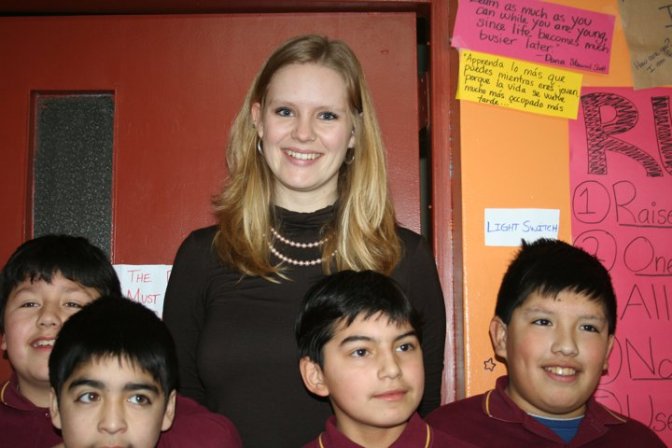 Tia Coleen, with my students on July 8th, 2011
