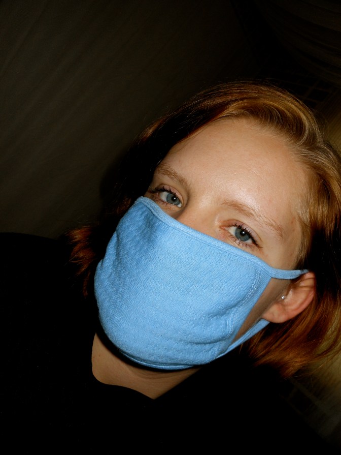 It feels like it looks. Underwear strapped to your face. 