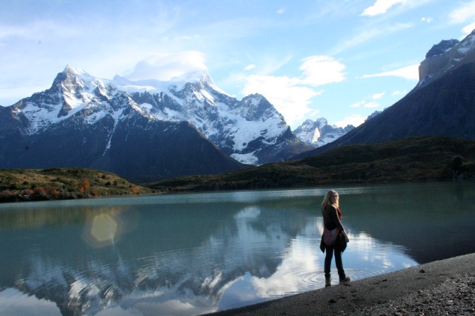 Totally worth it, but not exactly a hospitable landscape in Patagonia