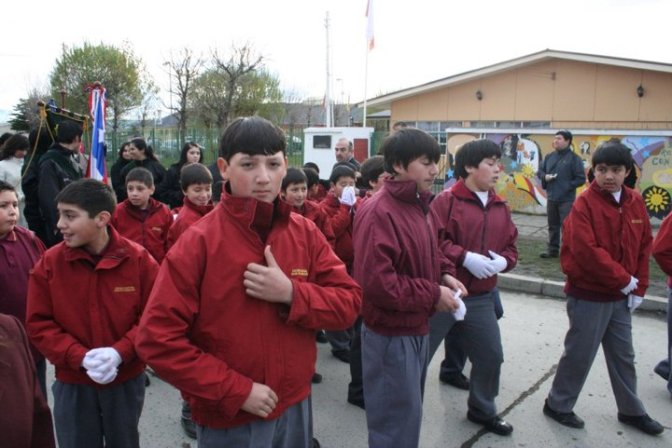 This is how we did parades in Chile. A favorite photo of mine. 