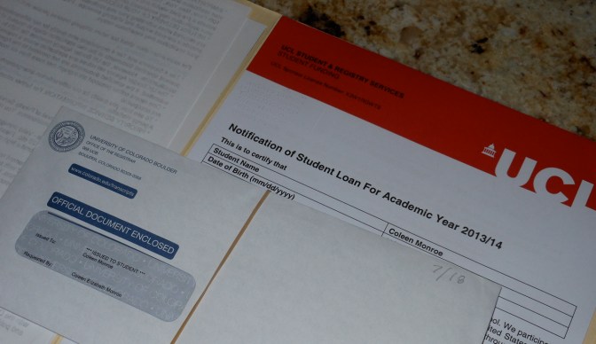 My additional documents, if needed. 