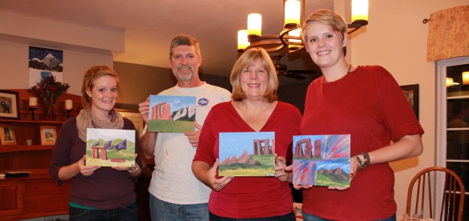 About five minutes before it all hit the fan. 