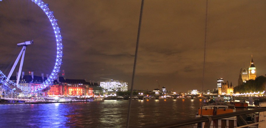 The London Eye and Westminster