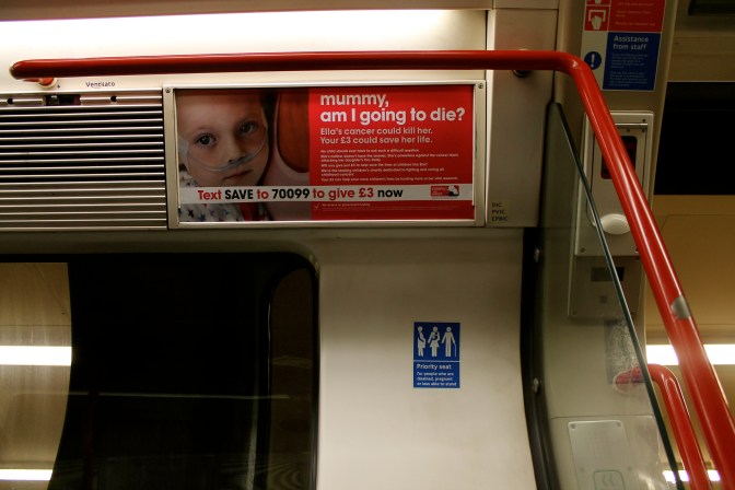 Horrible ads like this one assail the sense on the Tube daily