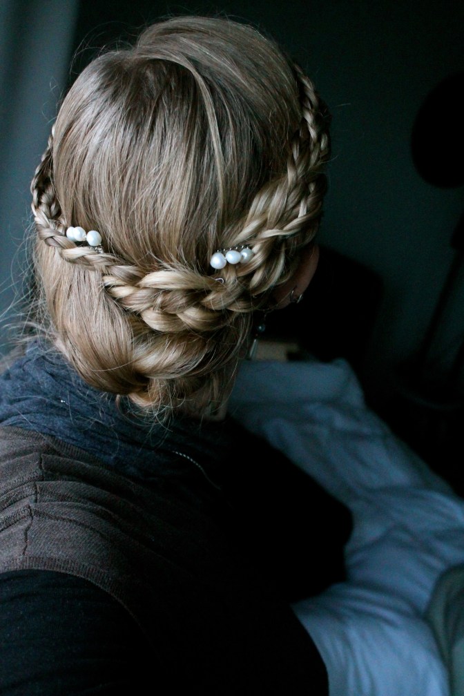 Braided chignon