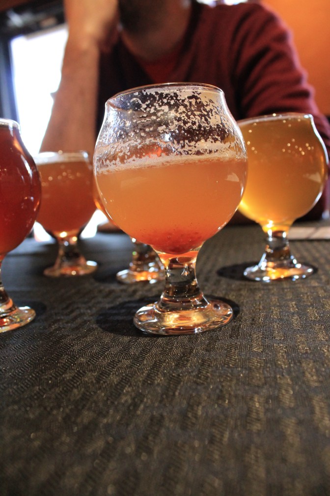 BerlinerWeisse with Raspberry Syrup. 