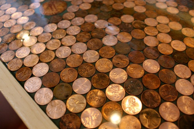 Their beautiful coin bar. 