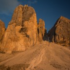 The many painted colours of the Tre Cime di Lavaredo